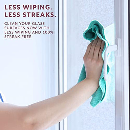 HOPE'S Perfect Glass Cleaner Spray, Streak-Free, Ammonia-Free Window, Mirror, Screen, Tinted Glass, and Shower Door Cleaner, Indoor and Outdoor Glass Surfaces, 32 Fl Oz, Pack of 12 - style: 32 Fl Oz (Pack of 12)