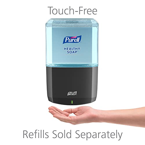PURELL ES6 Automatic Wall-Mounted Hand Soap Dispenser, Graphite, Compatible with 1200 mL PURELL HEALTHY SOAP Refills (Pack of 1) - 6434-01 - Manufactured by GOJO, Inc.