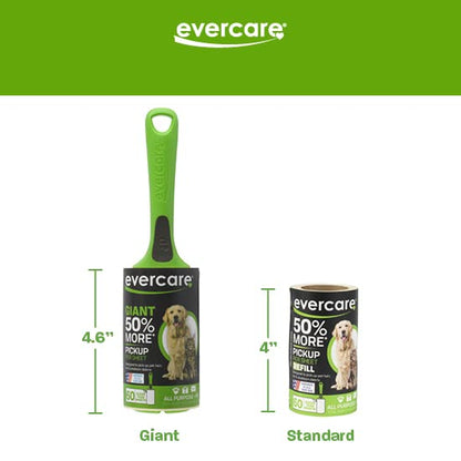 Evercare Pet 60 Layer Giant Lint Roller Refill - size: 60 Sheet Count (Giant)