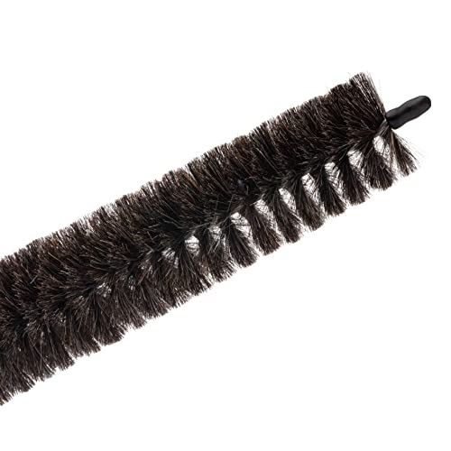 Redecker Dark Goat Hair Radiator Brush with Oiled Beechwood Handle, 45-1/4-Inches - size: 45-1/4-Inches