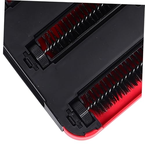 Cabilock Handheld Carpet Sweeper with Adjustable Handle Portable PET Hair and Dust Cleaner Manual Non-Electric Rug Roller Brush for Home and Office Cleaning