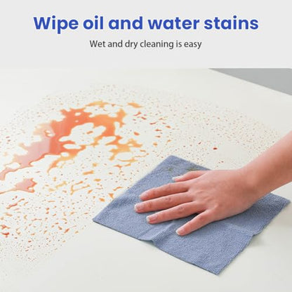 Eforcase Cleaning Towels Disposable Dish Cloths Microfiber Reusable Handy Cleaning Wipes Multi-Purpose Towel Roll Reusable Cleaning Cloths House Kitchen Cleaning Cloth Wiping Dishcloths,20 Count - color: Green