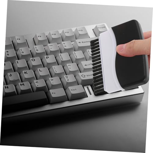 ORFOFE 3pcs Multi-Function Keyboard Brush Set Dual Head Phone Computer Screen Portable Electronics Cleaning Brush for Laptop Keyboard Phone for Home Travel