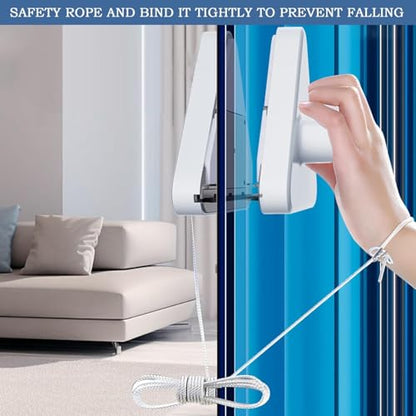 Magnetic Window Cleaner Tool,Windshield Cleaner Tool Magnetic,Double-Sided Cleaner Glass Tool, High Rise and Car,Magnetic Windshield Cleaner for High Rise, Car Glazed