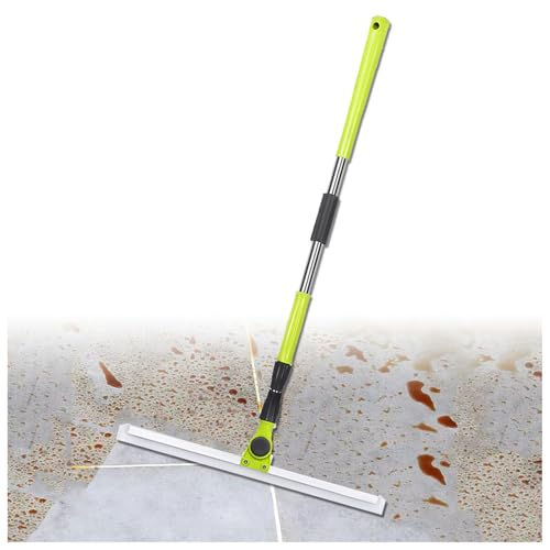 Silicone Broom, with 51 Long Handle Squeegee Broom for Floor, Squeegee Broom for Floor Pet Hair Cleans Glass,Fine Dust,Hair,Liquids,Small:35×130cm - size: Small:35×130cm