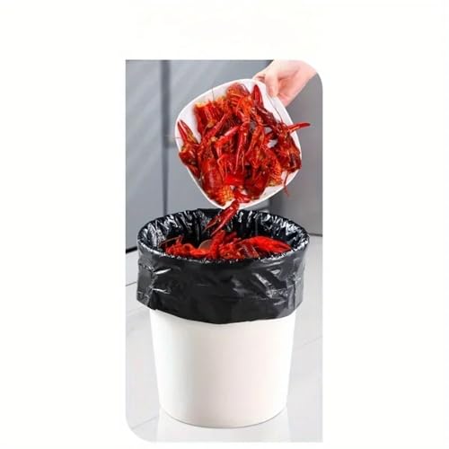 Extra Thick Heavy Duty Drawstring Trash Bags - Durable Kitchen Garbage Bags for Home, Office & Outdoor Use