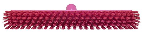 Vikan 31741 Broom,Push,Soft/Stiff,16.5",PP/PBT,Pink - color: Pink, size: 3174