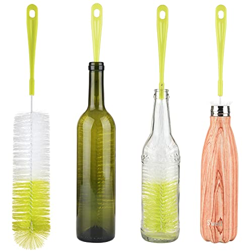 ALINK Long Narrow Neck Bottle Brush + ALINK 8 Pack Bottle Brush Cleaning Set with Stand