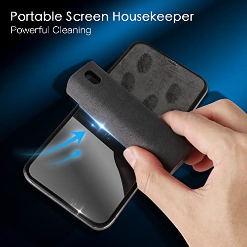 AKARY Screen Cleaner - All in One Touchscreen Mist Cleaner, Fingerprint-Proof for Phones, Pads, Laptops & Monitors (Black) (Screen Cleaner (Black)) - size: Screen Cleaner