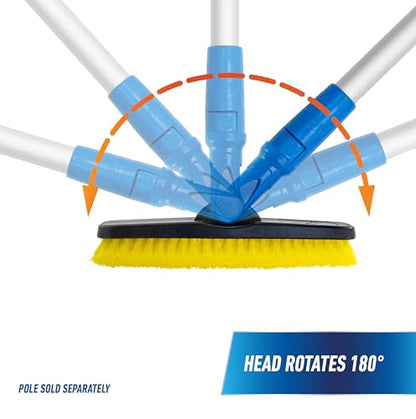 Unger Swivel Grout Brush 5.5" (Pack of 12) - size: 5.5 inches (Pack of 12), style: Swivel Grout Brush