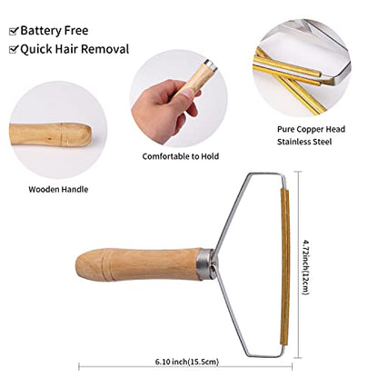 2pcs Pet Hair Remover,Portable Lint Removers,Reusable Remover Brush Tool for Clothes,Portable Lint Remover Shaver to Remove Lint from Carpets Rugs Cashmere Coats and Cars - color: 2pcs