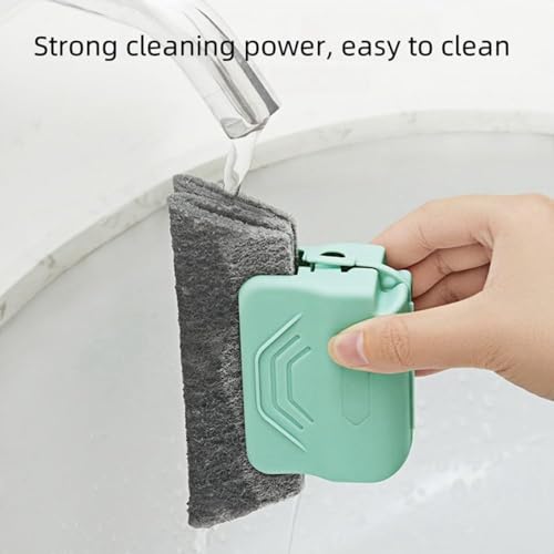 Magic Window Track Cleaner, Window Groove Cleaning Brush Tool Set, Handheld Cleaning Brushes for Window Slides Gaps Tile Lines Shutters and Car Vents, 5.31 x 3.35 x 1.18 Inches (Mix 3) - color: Mix 3