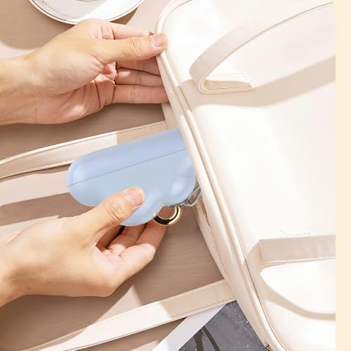 Mini Lint Roller Travel Size, Reusable Pet Hair Remover for Clothes with 150 Refillable Sheets (Blue) - color: Blue