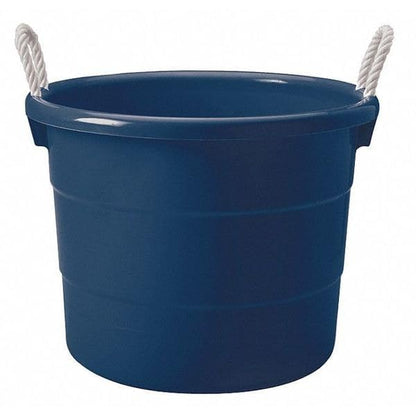 Homz, 0402GRRB.08, Storage Tub W/ Rope Handles, 18 Gal, Navy