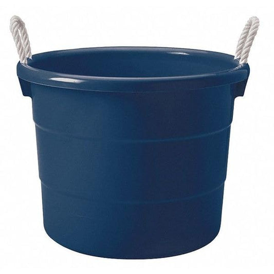 Homz, 0402GRRB.08, Storage Tub W/ Rope Handles, 18 Gal, Navy