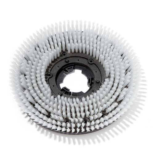 12-21Inch Commercial Floor Scrubber Brush Rotary Scrub Brush fit for Scrubber Machine-Medium Brush White (13 Inch Brush) - color: 13 Inch Brush