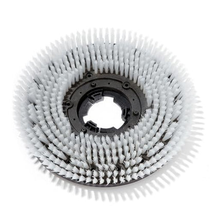 12-21Inch Commercial Floor Scrubber Brush Rotary Scrub Brush fit for Scrubber Machine-Medium Brush White (15 Inch Brush) - color: 15 Inch Brush