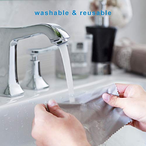 Eye Glass Clean Cloths 6*7in 6 Pcs, Individually Wrapped, High-Density, Ultra Soft, Scratch-Free Premium Microfiber Cleaning Cloth for Glasses, Camera Lens, Screen, Electronics, Tv, Eyeglass. - color: 6 pack