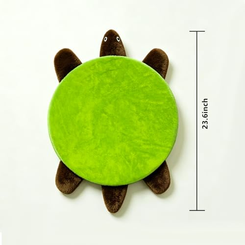 23 Inch Turtle Floor Foot Mop, Hands-Free Microfiber Cleaning Mop with Washable Reusable Pad for Hard Floors, Kitchen, Bathroom, Bedroom, Living Room