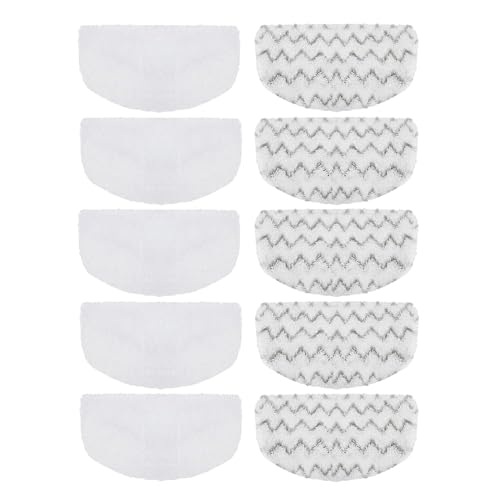 10 PACK Steam Mop Replacement Pads Compatible with Bissell Powerfresh Steam Mop 1940 1806 1544 2075 2685A 2181 2814 Series, Model 1940A 1940W 19405 2075A 2685A 5938, Microfiber Washable, Reusable - color: 10 Pack 1940