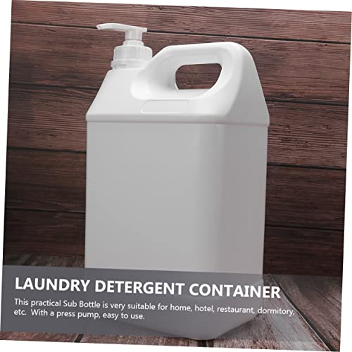 Laundry Detergent Dispenser Refillable Soap Dispenser Pump for Home Large Pump Bottle for Shower Gel