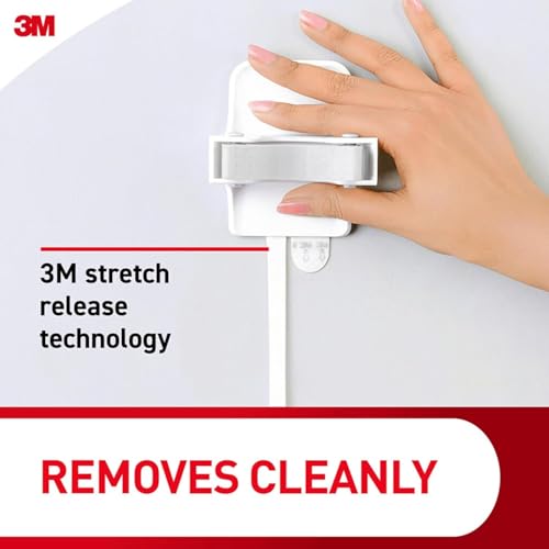 Command Broom Grippers, 3 Hangers and 6 Strips, Damage-Free Mop and Broom Holder Wall Mount, Household Cleaning Tool Organizer for Kitchen, Laundry Room, Closet, Holds up to 4 lb (Pack of 3) - size: Large (Pack of 3), style: 3 Pack