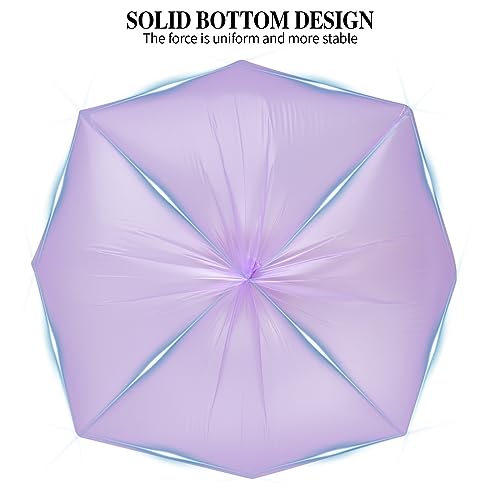 5 Rolls Small Trash Bags - 200 Counts Durable 4 Gallon Small Garbage Bags for home office kitchen Bathroom Bedroom Trash Can liners（Purple） - color: 200 Count Purple