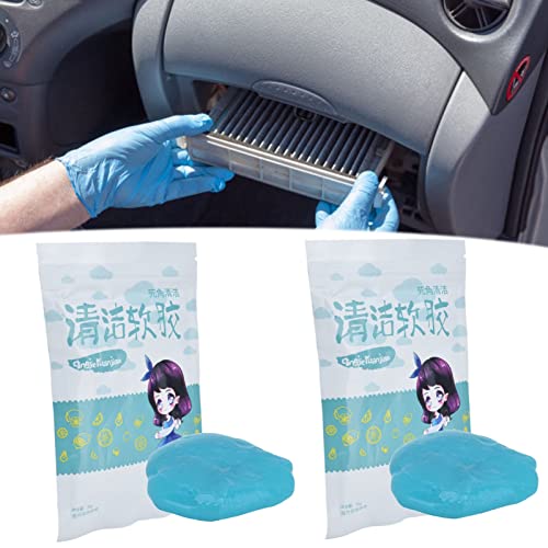 Keyboard Cleaner, Cleaning Gel Dusting Gadget Practical Portable, Car Gel Cleaner for Automotive Air Vent Mobile Phone Laptop Keyboard