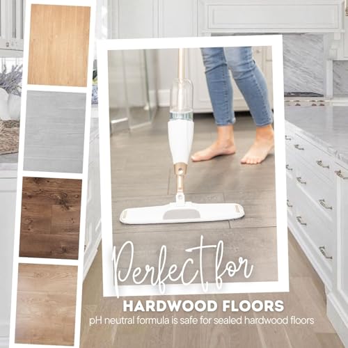 Quick Shine Hardwood Floor Cleaner 64oz | Use in Spray & Vac Mops | Removes Dirt & Scuff Marks | Ready-to-Use, Streak Free, No Rinse | Safer Choice Cleaner |Perfect for Gentle and Effective Cleaning - size: 64 Fl Oz (Pack of 1), style: 1 Bottle