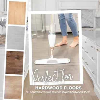 Quick Shine Hardwood Floor Cleaner 27oz| Use in Spray & Vac Mops| Removes Dirt & Scuff Marks| Ready-to-Use, Streak Free, No Rinse| Safer Choice Cleaner| Perfect for Gentle and Effective Cleaning - size: 27 Fl Oz (Pack of 1), style: 1 Bottle