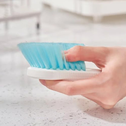 Heavy Duty Scrub Brush - Kitchen & Bathroom Cleaning Brush with Comfort Grip