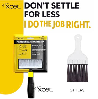 HVAC Coil Cleaner Brush for AC Evaporator & Condenser Coil Cleaning