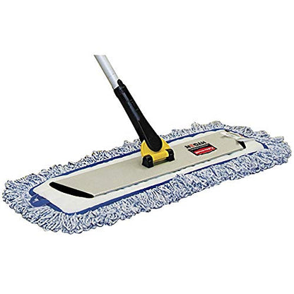 Rubbermaid Commercial Products HYGEN Microfiber Quick-Connect Mop Frame 17 inch Silver for Janitorial/Professional/Industrial Cleaners for Heavy-Duty Floor Cleaning/Mopping/Dusting (Pack of 6) - size: 17-Inch (Silver) (Pack of 6)