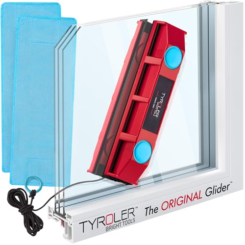 Tyroler Bright Tools The Glider D-2 Magnetic Window Cleaner for Double Glazed Windows. Fit to 0.3in - 0.7in Window Thickness. Glass Cleaner - size: Double-Glaze Fit 0.3"-0.7"
