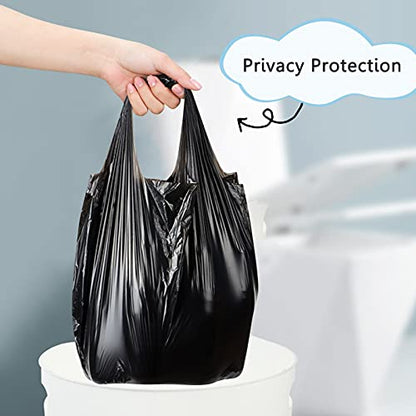 Trash Bags, Garbage Bags, 120 Count 6 Gallon [Extra Thick][Leak Proof] Rubbish Bags Wastebasket Bin Liners for Home Office Trash Can Black - color: B-Black, size: 1 Count (Pack of 120), style: 6 Gallon