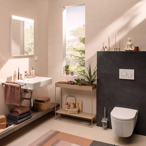 Hansgrohe Toilet Brush Holder, Metal, Chrome
