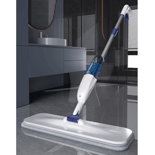 mop Spray Wet Mops for Floors Microfiber Dust Dry Mop with 2 Microfiber Washable Pads Hard Wood Floor Mop for Commercial Home mops - size: 35cm