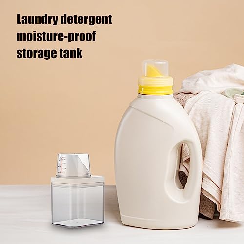 Multi-Purpose Liquid Dispenser - Spill-Proof Silicone Seal for Fabric Softener, Dish Soap & Laundry Storage (S) - color: S