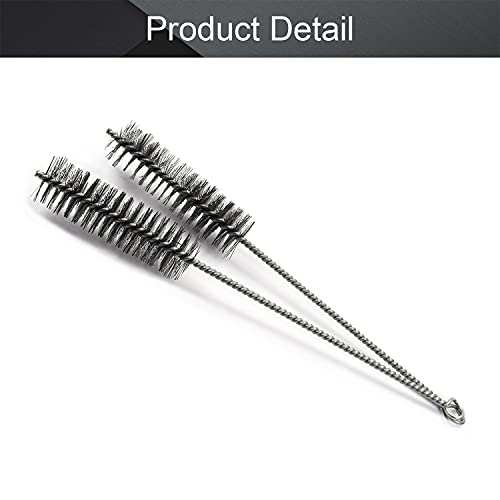 Utoolmart Steel Wire Cleaning Brush, Spiral Power Tube Brush, Steel Wire Tube Brush Cleaning Tool, Tube Bottle Brush, 1.2-inch Diameter 12-inch Length, 5pcs - color: 5pcs, size: 3cm