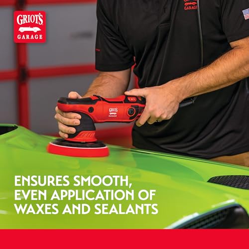 Griot's Garage 12215 6.5" Red Foam Waxing Pads (Set of 6) - style: 6.5" Pads (Set of 6)