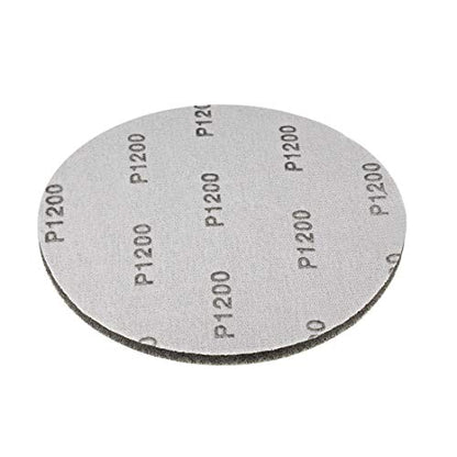 uxcell 6pcs Drill Power Brush Tile Scrubber Scouring Pads 7 Inch Hoop and Loop 1200-Grits Surface Conditioning Disc for Household Cleaning