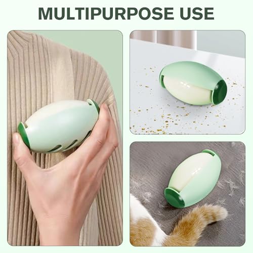 Reusable Silicone Lint Roller, 2026 Portable Lint Remover, Washable Sticky Roller Powerful Adhesion for Pet Hair and Dust Removal, Lint Roller for Home Travel Clothes Bed Sofa (White，1pcs) - color: White，1pcs