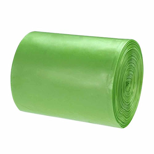 Kekow 3 Gallon Small Garbage Bags, Green, 125 Counts | Leakproof, Strong Plastic Trash Can Liners, Fit 10 - 13 Liter Waste Bins, for Bathroom Office