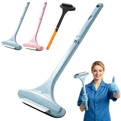 Window Screen Cleaner,2026New Upgraded 2in1 Detachable Window Cleaning Brush with Squeegee,Wet Dry Dual Use Multi-Functional Glass Net Cleaner Tool for Corners,Patio,Door,Porch Screens (Blue) - color: Blue
