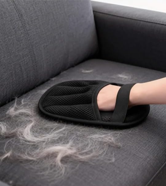 Pet Hair Remover Mitts (2 Pack) for Cats & Dogs – Reusable Electrostatic Hair Removal Pads with Ergonomic Hand Pocket for Furniture, Carpets, Couch, Car Seats, Clothing, Bedding & Laundry Lint | pet hair remover hand mitt pet hair remover mitt reusable pe