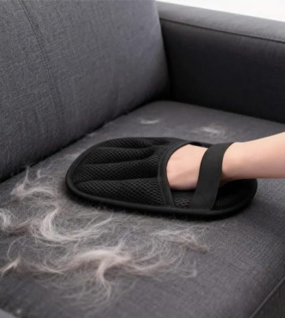 Pet Hair Remover Mitts (2 Pack) for Cats & Dogs – Reusable Electrostatic Hair Removal Pads with Ergonomic Hand Pocket for Furniture, Carpets, Couch, Car Seats, Clothing, Bedding & Laundry Lint | pet hair remover hand mitt pet hair remover mitt reusable pe