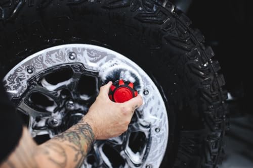 Detail Factory - Curveball XL Synthetic Brush - Ultra Soft Bristles, Comes with Storage Rack, Covers Large Area Inside or Outside Vehicles - Octane Riptide - color: Octane Riptide