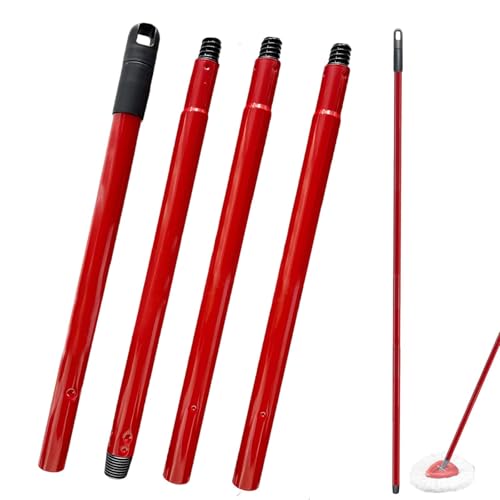 Mop Handle for Ocedar, Spin Mop Handle for O Cedar 4-Section 28.5-to-55inch Mop Replacement Stick Compatible with Ocedar Easy Wring Mop Refills Germany Screw Joint - size: 1 Handle