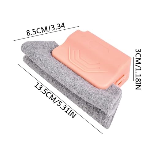 Magic Window Track Cleaner, 2026 New Window Groove Cleaning Brush Tools Set, Hand-held Window Track Cleaner Brushes Tools Set for Window lides Gaps Tile Lines Shutter Car Vents (Blue 2pcs) - color: Blue 2pcs