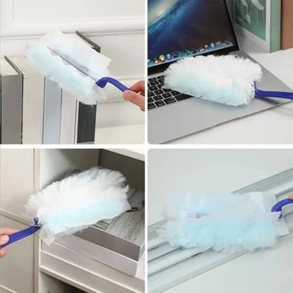 10PCS Duster Refill,Heavy Duty Static Dust Removal Brush Disposable Dusters for Cleaning Furniture Blinds,Cleaning Brush Tools,Blue - color: Blue